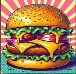 Hamburhuesa con queso Lyncott