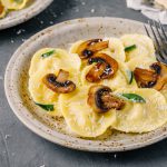 Ravioles caseros con queso Mozzarella Lyncott