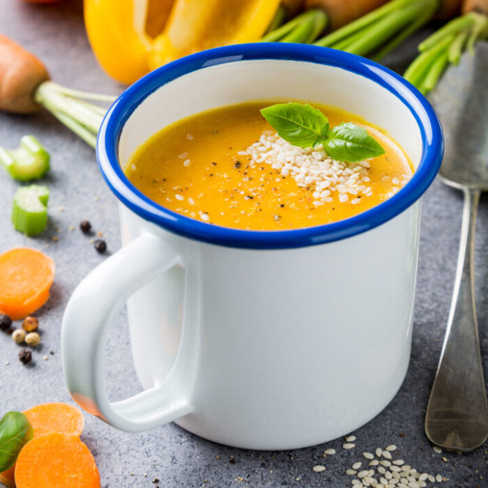 Crema de Pimiento Morrón con Crema Reducida en Grasa Lyncott®